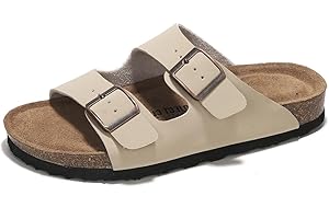 Project Cloud 100% Genuine Leather Flat Sandals Women Comfortable Beach Essentials Womens Sandals Memory Foam Vacation Essentials Comfy Women's Sandals Slides for Women Footwear (Venita)