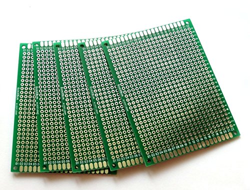 10PCS Double-Side Prototype PCB Universal Printed Circuit Board Universal PCB Circuit Board (6x8cm) - Thumbnail 2