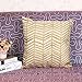 Canserin Pillowcase, Vintage Gold Stripe Cotton Linen Pillow Cases Sofa Waist Throw Cushion Cover Home Decor