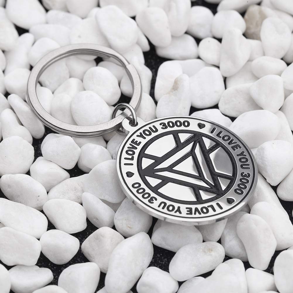 I Love You 3000 Gift For Daughter Son Dad Mom Marvel Avenger Fans Gifts Boyfriend Girlfriend Anniversary Keychain For Santabilt