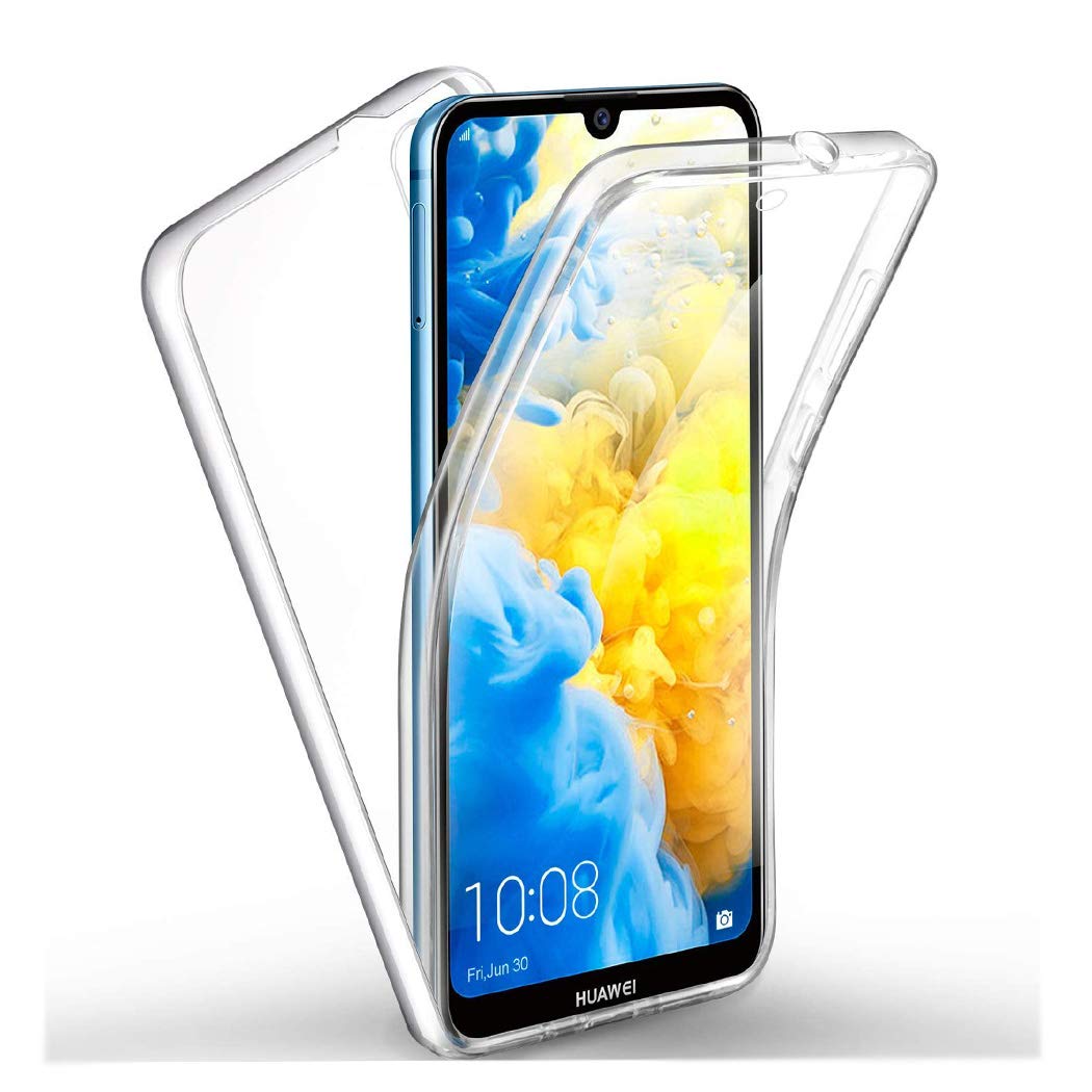 Huawei Y5 2019/ Y5 Prime/Honor 8S 5.71" Case, Huawei Y5 2019 Front and Back Case, Transparent Clear Fully Protection PC Hard Soft Cover Bumper Shockproof For Huawei Y5 2019