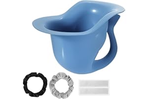 Baby Potty Newborn Infant Potty Training Elimination Communication Diaper Free Baby Toilet Seat with 2PCS Soft Fleece Cozy an