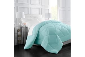 Italian Luxury King/Cal King Comforter - 2100 Series Blanket, Down Alternative Insert w/ Corner Tabs - Home Bedding - 104"x98" Aqua