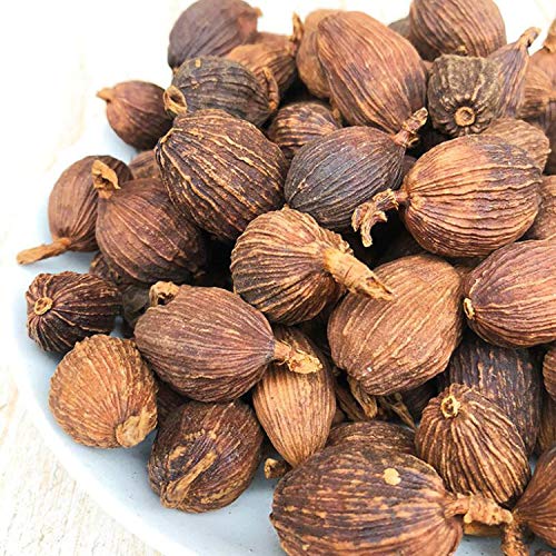 Whole Black Cardamom Pods, Premium Dried Black Cardamom, 100 Pure