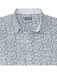 Camisa de manga larga con estampado de botones de manga larga de hombre grande y alto de Van Heusen para hombre