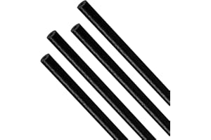 Aopin Carbon Fiber Tube Pultrusion 5mm(OD) x 2.5mm(ID) for Quadcopter, DIY Project, Hollow Matte Pole, Length 200mm,4pcs