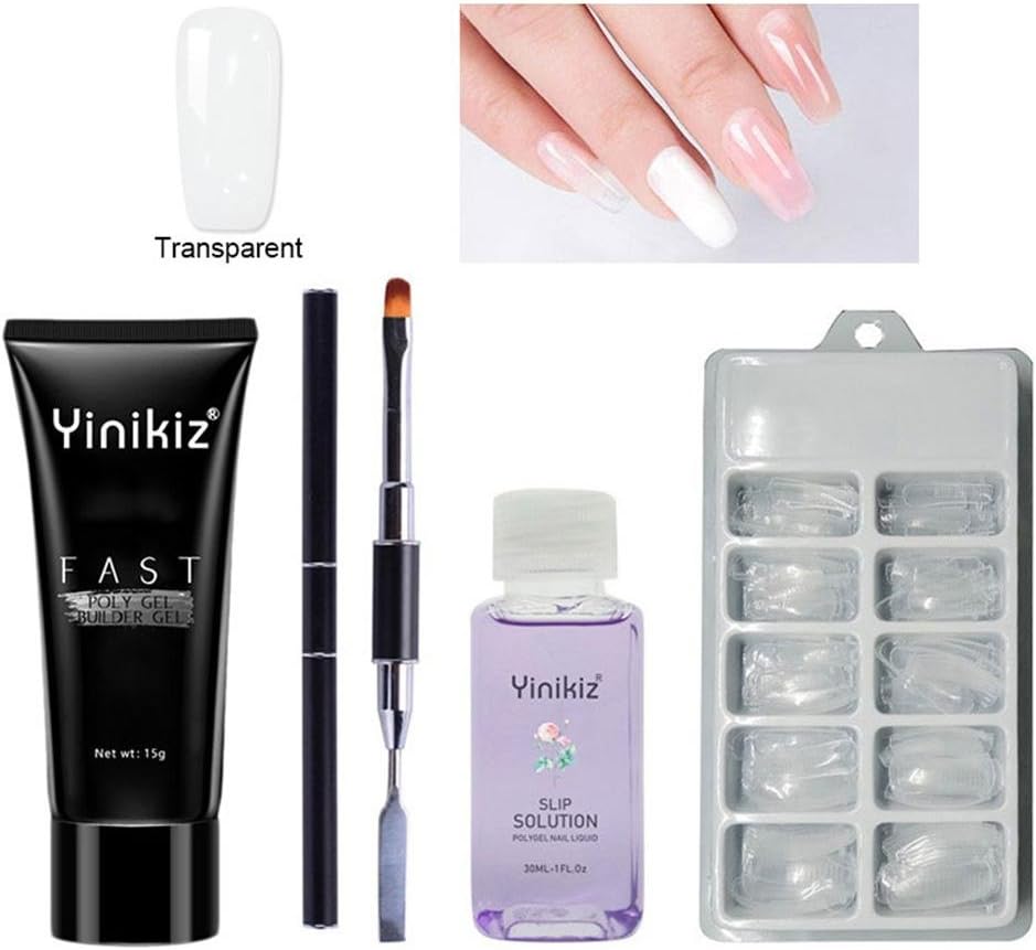 103 In One Polygel Kit Ongles Womdee Nail Art Set avec Poly Gel