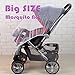 Mosquito Net, Bug Net for Baby Strollers Infant Carriers Car Seats Cradles Cribs,Beds,PacknPlays,Carriers, Car Seats, Baby Fly Screen Protection (White, Large) 35.4