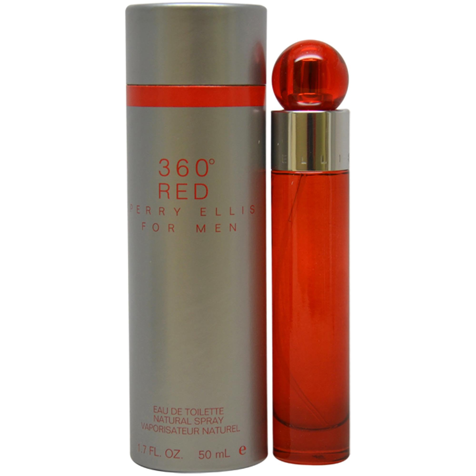 Perry Ellis 360 Red Men Eau De Toilette Spray,
