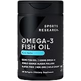 Sports Research Fish Oil Mini-Softgels - Easy to