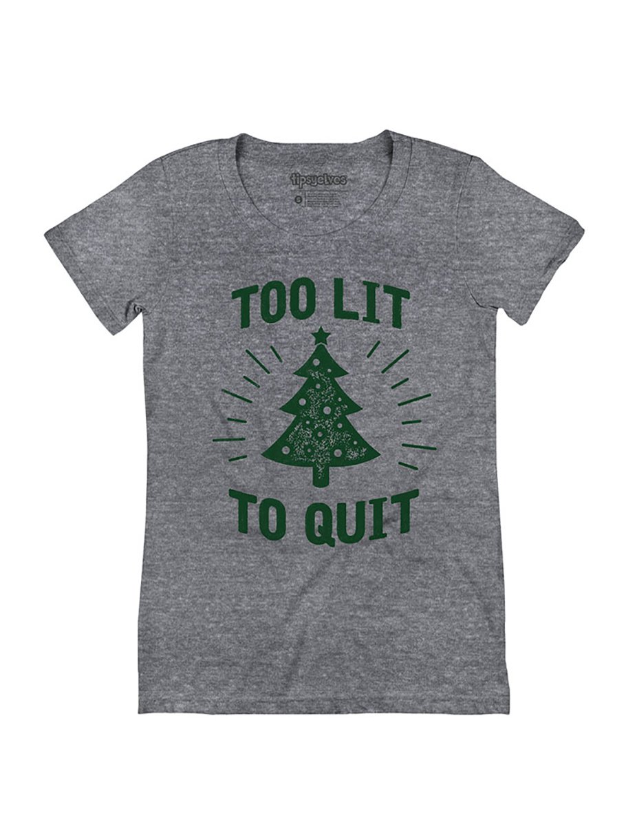 Women's Funny Christmas T Shirts - Cute Christmas Tops for Ladies