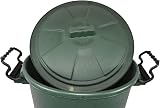 Srendi 50L Green Plastic Storage Bin Locking Lid Outdoor Indoor view 3