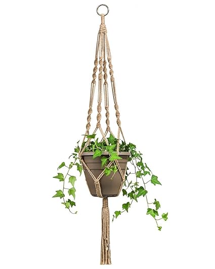 Amazon Com Laat Macrame Plant Hanger Hanging Basket Holder