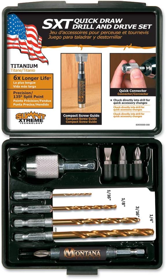 Montana Brand MB-63124 10 Piece Drill & Drive Set (Made in USA)