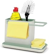 Joseph Joseph Caddy Kitchen Sink Organiser with Sponge Holder Stone Sage