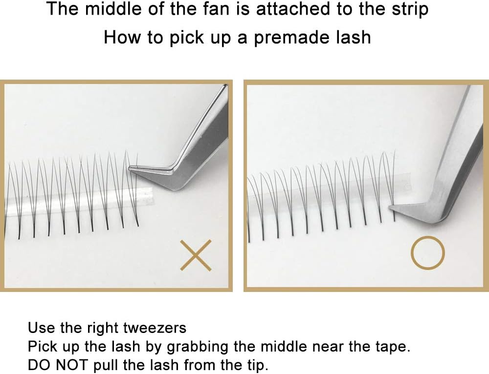 EMEDA 3D Volume Eyelashes Extensions Russian Cluster Individual Eyelashes Volume C Curl Lash Extensions for Beauty (VLash-0003) - Image 5