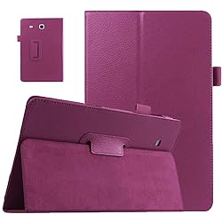 EKVINOR Galaxy Tab E 9.6 Case - Slim Leather Stand