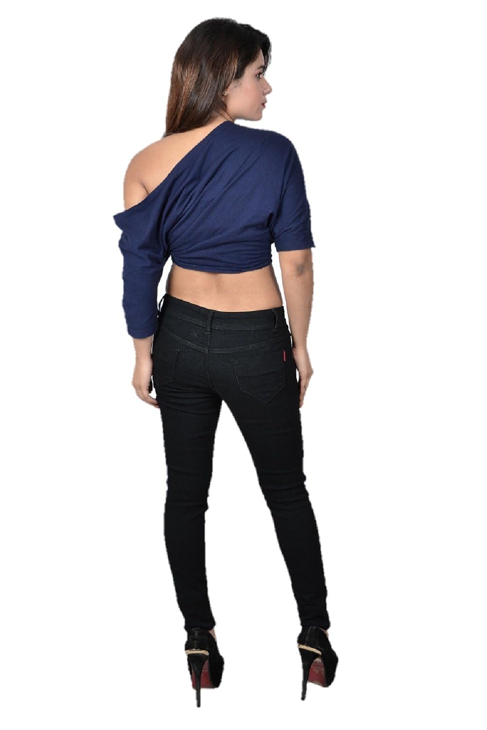 fourgee casual slim fit denim jeans for women