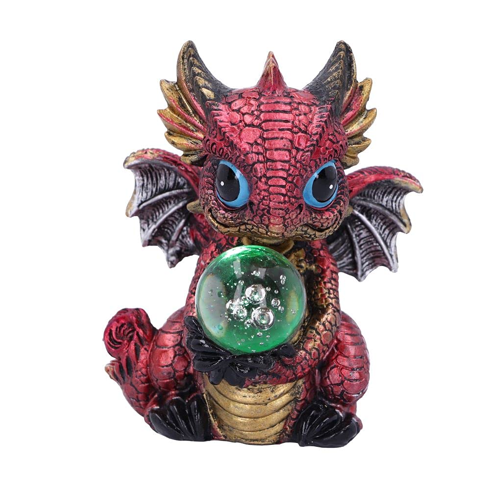 Nemesis Now Orb Glow Dragon Figurine Red 10.8cm