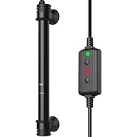 NICREW Aquarium Heater 300W, Temperature Adjustable Fish Tank Heater with Controller for 50-80 Gallon, Overheat Protection