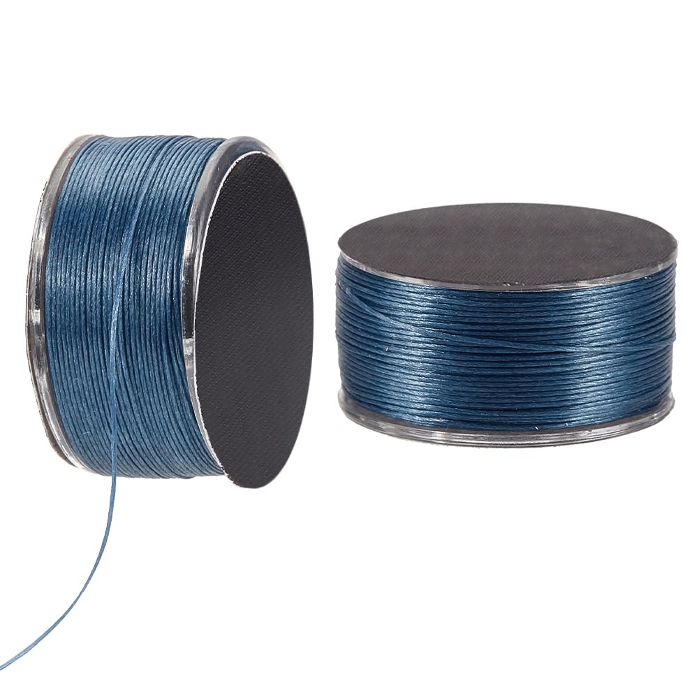 PH PandaHall 100 Yards 0.1mm Beading String Nylon Seed Bead Thread Bracelet Beading Thread Sewing Thread Nylon Thread String for Leather Stitching Beading Jewellery Bracelets Making