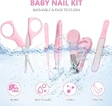 Vicloon 5-in-1 Baby Nail Kit Nail Clippers Scissors Ear Pick File Tweezers view 7
