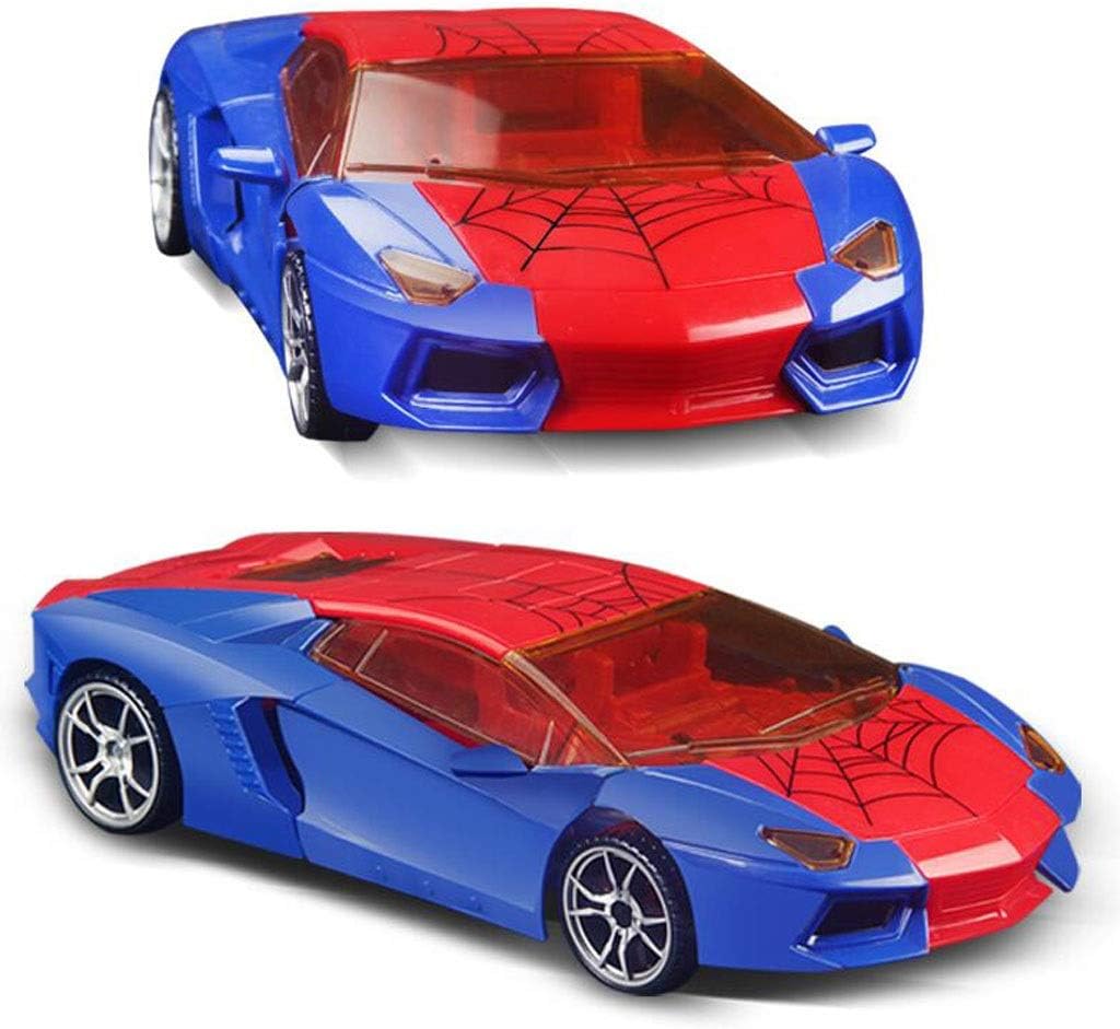 spiderman robot car