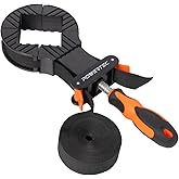 POWERTEC Strap Clamps for Woodworking &ndash; Quick Release Band Clamps with Ergonomic Handle, Adjustable Picture Frame Clamp, 13 ft Strap Belt Clamps for Cabinets and Drawers (71101)