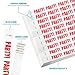 500 WristCo Red Party Tyvek Wristbands for Events - Comfortable Tear Resistant Paper Bracelets ID Wrist Bands for Concerts Festivals Admission Party Identification Tours