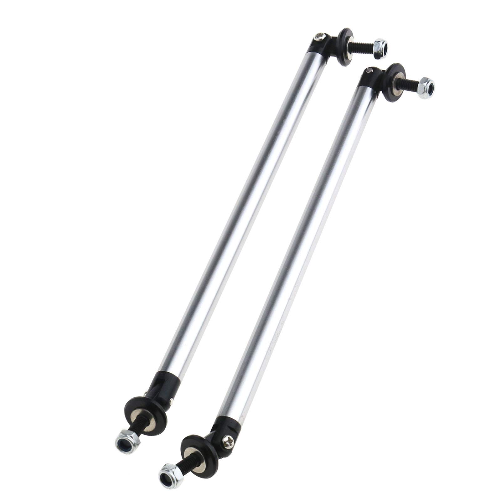 D2D 200mm Adjustable Splitter Rods Car Front/Rear Bumper Lip Strut Brace Rod Support Bar, 2pcs
