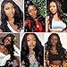 Star Show Unprocessed Brazilian Body Wave Human Hair Wigs 13X4 Lace Front Wigs with Baby Hair 150% Density Natural Hairline wigs for Black Women (20 inch)