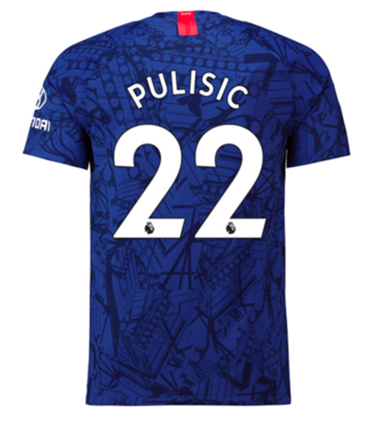 Amazon.com: FOOTRUM Chelsea Pulisic # 22 Soccer Jersey 2019-2020 Home Mens Jerseys Blue (XL 