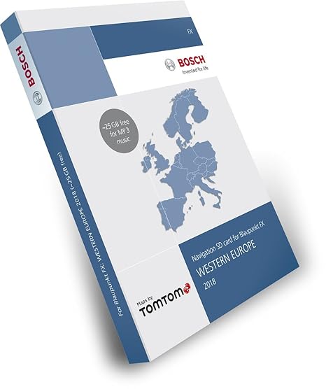 Teleatlas Tele Atlas SD (32GB) Westeuropa + MRSEE 2018 - Blaupunkt TP FX