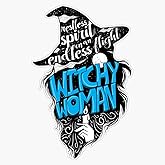 Witchy Woman Bumper Sticker Window Vinyl Decal 5