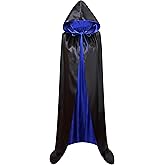VGLOOK Unisex Christmas Halloween Witch Party Reversible Hooded Adult Vampires Cape Cloak