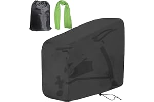 TONINT Exercise Bike Covers Outdoor And Indoor,Spin Gym Fitness Training Upright Cycling Stationary Bike Cover Outdoor Storage Waterproof