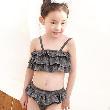 Amazon 韓国子供服 帽子付 チューブトップ タイプ フリル付