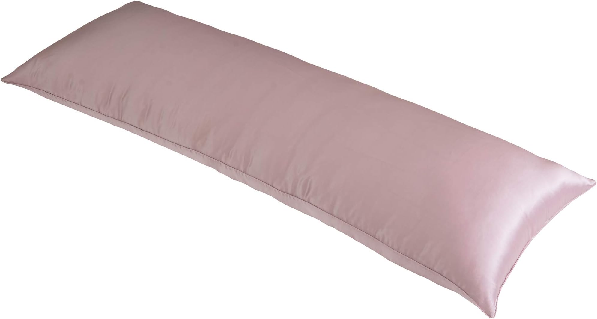 Cozysilk 100% Silk Body Pillowcase for Hair & Skin with Hidden Zipper, 20 Momme Silk Body Pillow Pillowcase, Pure Mulberry Silk Maternity Pillow Cover for Women Pregnancy (20 x 60, Lotus Pink)