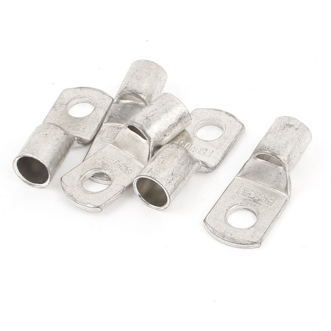 sourcing map 5 Pcs 8mm Bolt Dia 50mm2 Copper Lug Wiring Connector Terminal