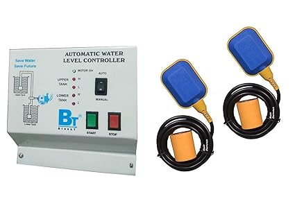 Blackt Electrotech Fully Auto Water Level Controller with Two Float Switch For Overhead & Sump Tank with Buzzer Indication