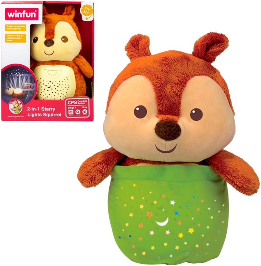 winfun Ardilla peluche y proyector 2 en 1 (46320) , color/modelo ...