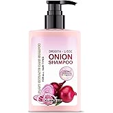 Krmspe Onion & Aloe Vera Shampoo, Onion Shampoo Moisturizing Hair Care with Onion and Aloe Vera Extract Increase Hydration and Shine, Suitable for All Hair Type 6.76 Fl Oz (200ml)