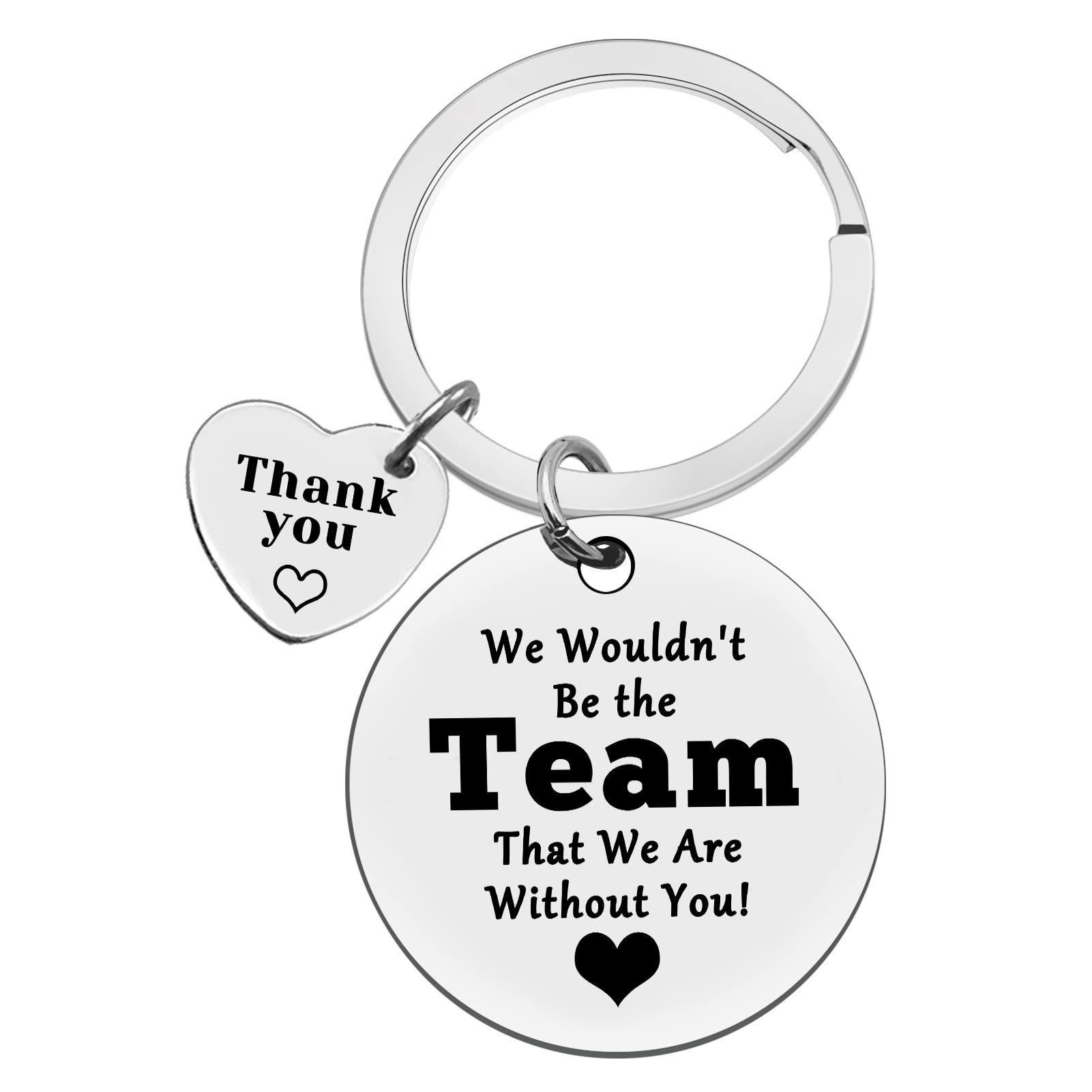 Ximalun Thank You Gifts for Boss Colleagues Coach We Wouldn't be The Team That We are Without You Keyring Appreciation Gifts for Manager Supervisor Mentor Leader Team Member
