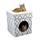 Kitty City Large Cat Bed, Cat Cube, Cat House/Cat Condo, Pop Up bed, Stackable bed