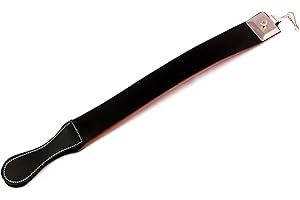 GS ONLINE Straight Razor Strop Leather Sharpening Strap 20" Barber Strop by G.S Online Store