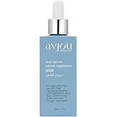 Avjou Researche™ Scalp Serum – Thicker, Fuller-Looking Hair + Targets Visible Signs of Premature Greying – 3 Patented Ingredients – Backed by Cosmetic Science – Oil-Free, All Hair Types, 1.7 oz