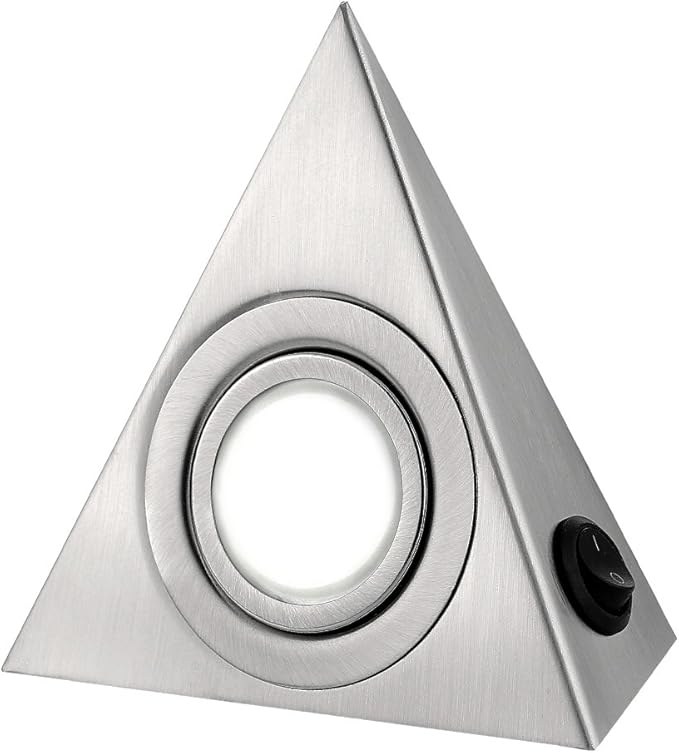 everso Kitchen Under Cabinet Lighting Triangle LED Light Stainless