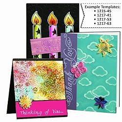 Darice 1216-63 Bird Border Embossing Folder, 4.25