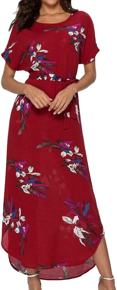 amazon short sleeve maxi dress