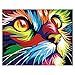 5D DIY Diamond Painting - Animal Resin Cross Stitch Kit - Crystals Embroidery - Home Decor Craft (Cat)